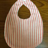 ベビースタイ（ストライプ赤）