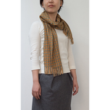 =Sold= 薄手マフラーベージュ（チェック）