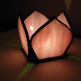 キャンドルホルダー・花（ピンク）