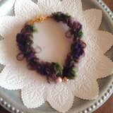 AVRILのブレス（コットンパールチャーム）