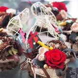 ハートレオパード　バレンタインアレンジ