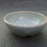 ミニ盆栽鉢　月白釉