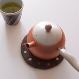 羊毛フエルトの瓶敷（ブラウンＡ）