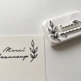 メルシーボークー＊消しゴムはんこ＊