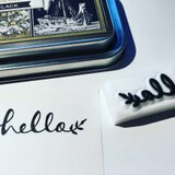 hello＊消しゴムはんこ＊