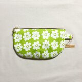 綿[ポーチ]花 黄緑