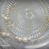 【受注製作】ふんわり　コットンパールネックレス