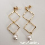 スクエア型コットンパール