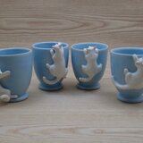 nana様ご検討品・大邪魔ネコカップ4個セット