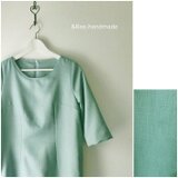 ☆総裏仕上げ・ベンツ開きのシンプルなワンピース