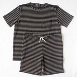 ボーダーTシャツ、パンツ　セットアップ