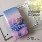 ♡fantasy cloud ビジュー付き手帳型 iPhone5,5s iPhone6,6sケース♡