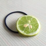 ライム ヘアゴム