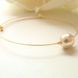 バロックパールの一粒ブレスレット