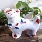 狛犬　土人形