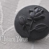 仏ヴィンテージ　ローズ ノワール 22mm　D110032_220