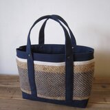「コーヒーtote」S ネイビー