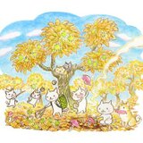 ねこさんポストカード　9月 10月（2枚セット）