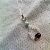 ラリマー＆スモーキークォーツストラップ