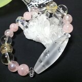 クリスタル皇帝龍神天珠ブレスレット☆