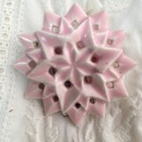 ブローチ六角星 桜　M