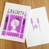 切り絵マンガ「MACBETH　マクベス」の画像
