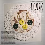 オヤ”レース”ラリエット”フラワー