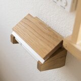 トイレットペーパーホルダ－　木製無垢材♪色や素材はおまかせ♪