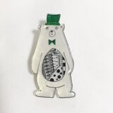 brooch▶︎白くま