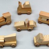 積み木のミニカー「積みカー」の画像