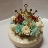 送料無料・プリザーブドフラワーアレンジ「王冠」