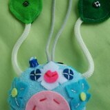 【受注製作】あじさい おっぱいまんJr.（パッチリ）の画像