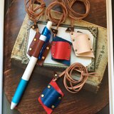 leather おしゃれなペンホルダー