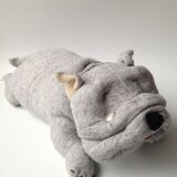 ブルドッグのオタフク（白）（※受注制作となります）