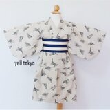 帯付き☆猫柄 子供着物