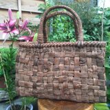 【国産皮・稀少幅太皮使用】山葡萄(やまぶどう/山ぶどう）のカゴバック(24)