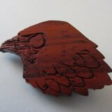 動物ブローチ　ダルマワシ