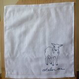 子羊のハンドタオル