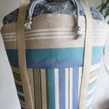 巾着布付きトートバッグ