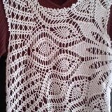 夏にピッタリの レース編み ベスト