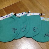 小さい巾着袋(夏バージョン）(^^)／~~~