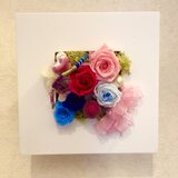 フラワーフレーム　ホワイト　小