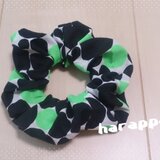 nuno　シンプルシュシュ(総柄ドット）