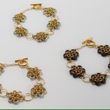 きらめきお花のブレスレット