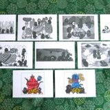 もこもんず　ポストカード８枚セット