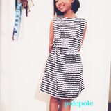 ウエストゴム入りワンピース