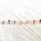 手元に虹を♡14kgf  : レインボーブレスレット