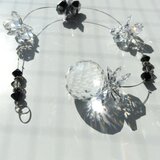 モダンなモノトーンサンキャッチャー＊オールスワロフスキー使用＊