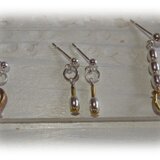 「CUGI de Gozarima su」（NO.14-2-1）　ピアス（真鍮）