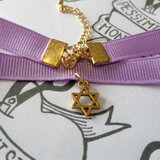 ヘキサグラムチョーカー ライトパープル